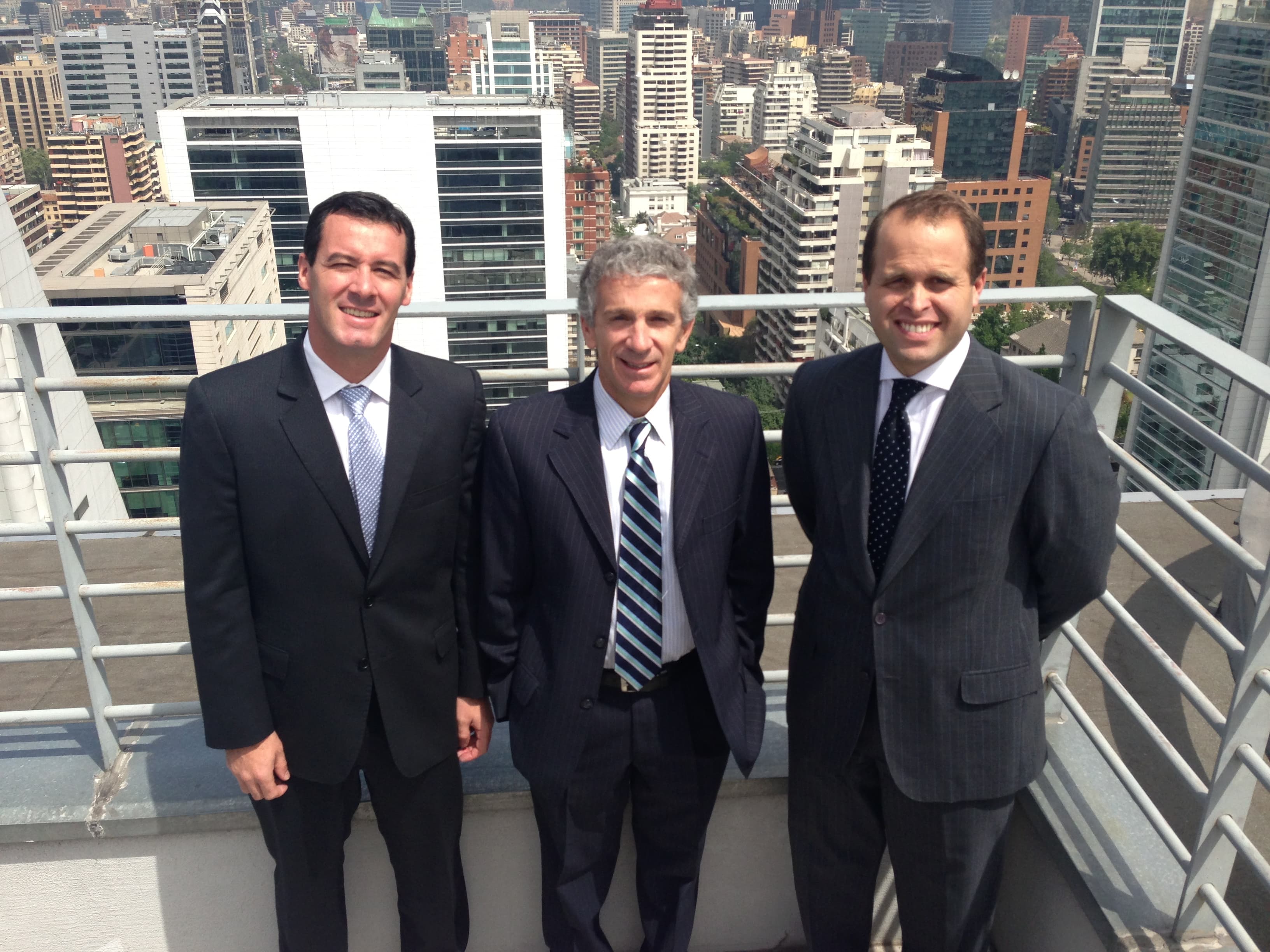 Con Christian Onetto y Gabriel Calgaro